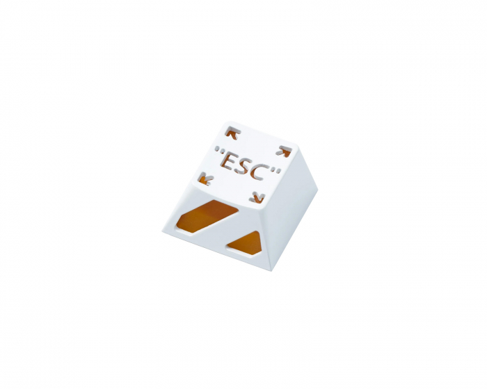 Keychron ESC Aluminum Alloy Artisan Keycap - White/Orange