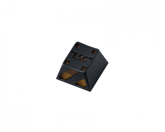 Keychron ESC Aluminum Alloy Artisan Keycap - Black/Orange