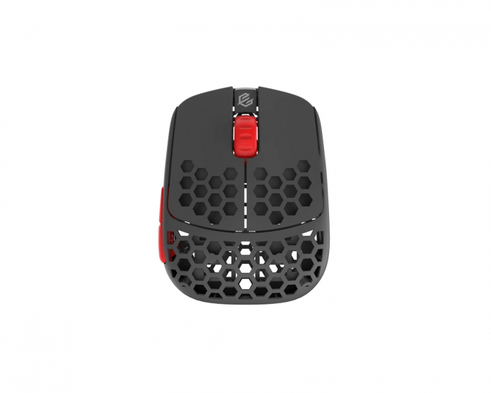 G-Wolves HSK Pro 4K Wireless Mouse Fingertip - Gray/Red