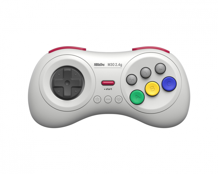 8Bitdo M30 2.4G Wireless Gamepad - White