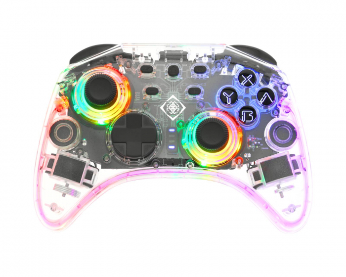 Deltaco Gaming Wireless Controller (PC/Switch) - Transparent