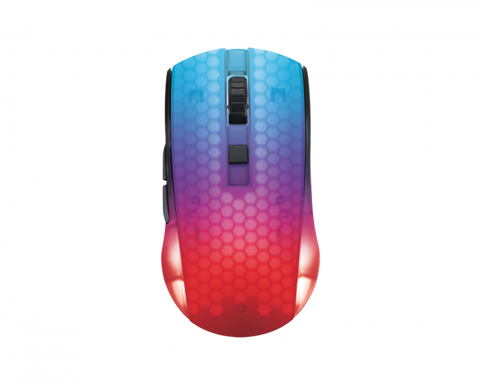 Deltaco Gaming DM320 Wireless Semi-Transparent RGB Gaming Mouse - Black