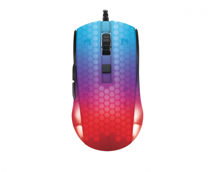 Deltaco Gaming DM310 Semi-Transparent RGB Gaming Mouse - Black