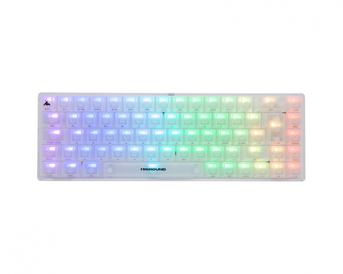 Higround OPAL Base 65 Hotswap Gaming Keyboard - ISO German [White Flame]