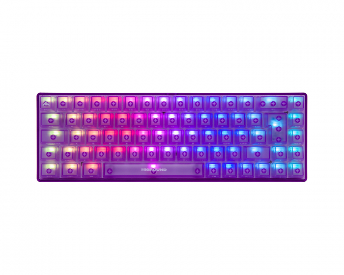 Higround AMETHYST Base 65 Hotswap Gaming Keyboard - ISO German [White Flame]