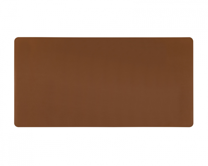 MaxMount PVC Leather - 1200x600 Mousepad / Desk Pad - Brown