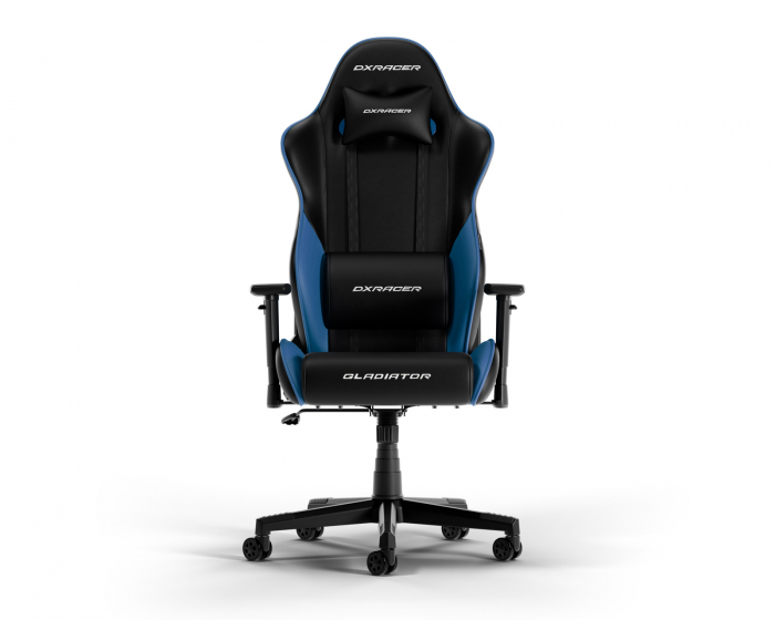 DXRacer GLADIATOR L Black & Blue PVC Leather