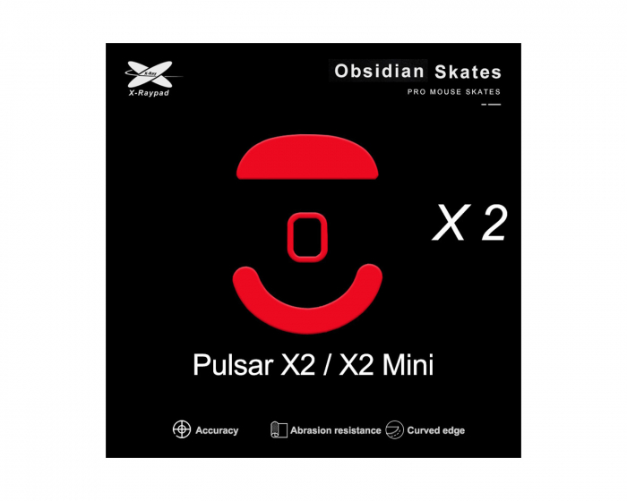 X-raypad Obsidian Mouse Skates Pulsar X2/X2 Mini/X2V2/X2H