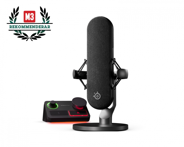 SteelSeries Alias Pro - Black XLR Microphone & Stream Mixer