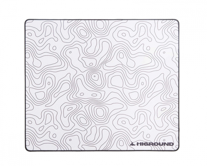 Higround SNOWSTONE Gaming Mousepad - Typograph Series - Large