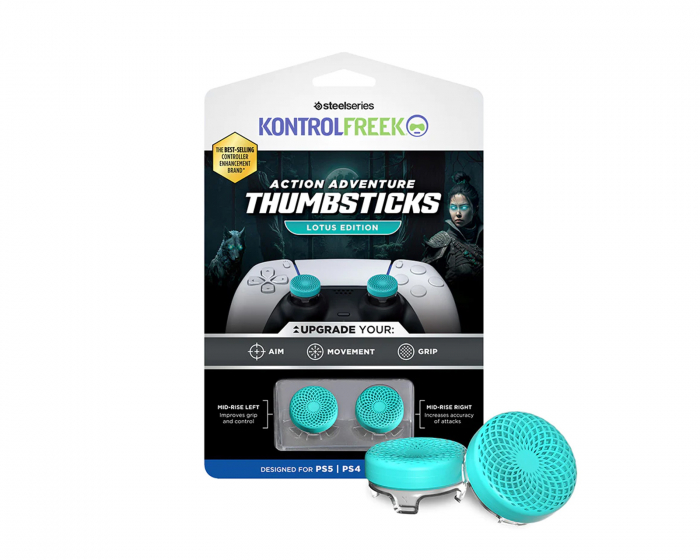 KontrolFreek Lotus Turquoise Thumbsticks - (PS5/PS4) 