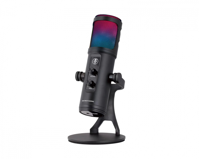 Deltaco Gaming USB Gaming Microphone RGB - Black