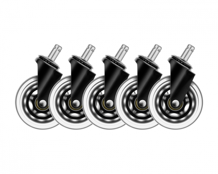 Deltaco Gaming Wheels to Gamingchair - Black - 5-Pack