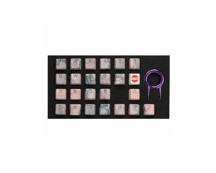 Tai-Hao 23-Key Rubber Double-shot Backlit Keycap Set - Suzaku