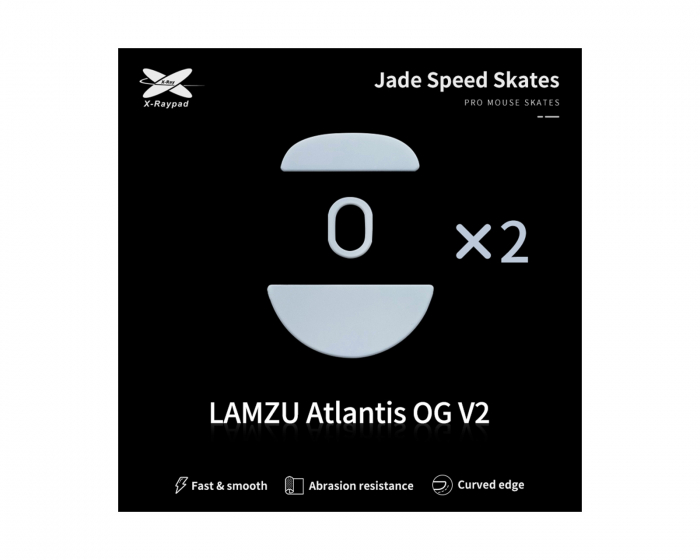 X-raypad Jade Mouse Skates for Lamzu Atlantis OG V2