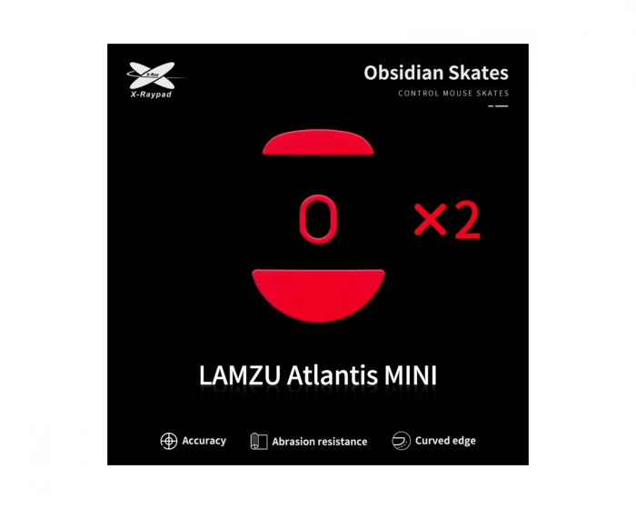 X-raypad Obsidian Mouse Skates for Lamzu Atlantis Mini