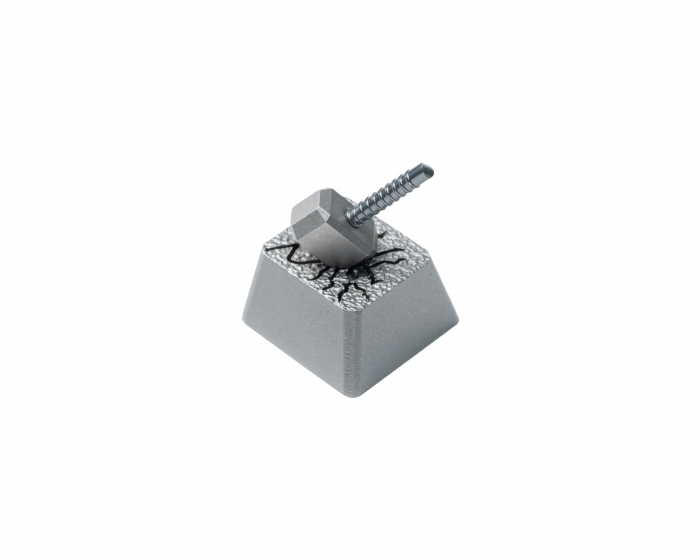 Keychron Hammer Aluminum Alloy Artisan Keycap - Silver