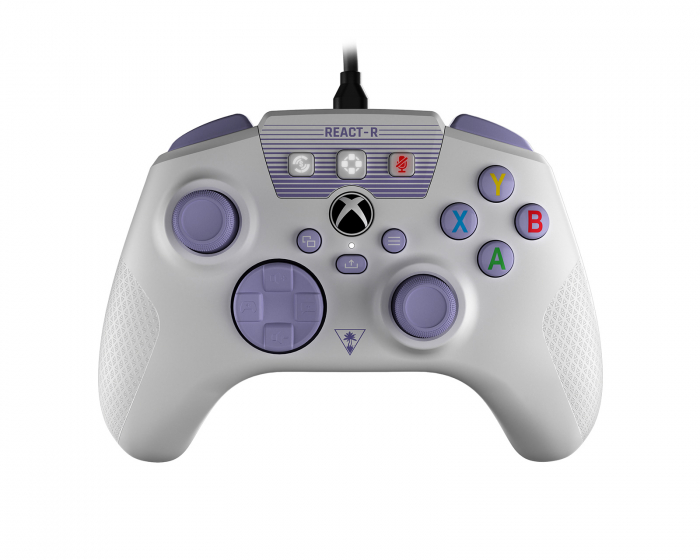 Turtle Beach React-R Controller Wired - White & Purple