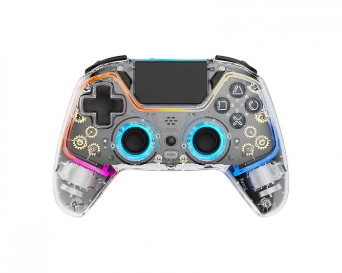 Deltaco Gaming Transparent Wireless Controller (PS4/PC) 