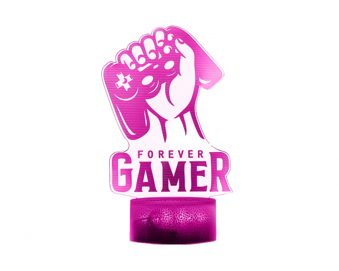 MaxCustom 3D Night Light - Forever Gamer