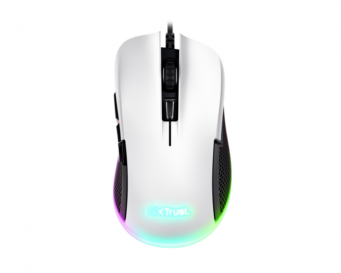 Trust GXT 922W YBAR RGB Gaming Mouse - White