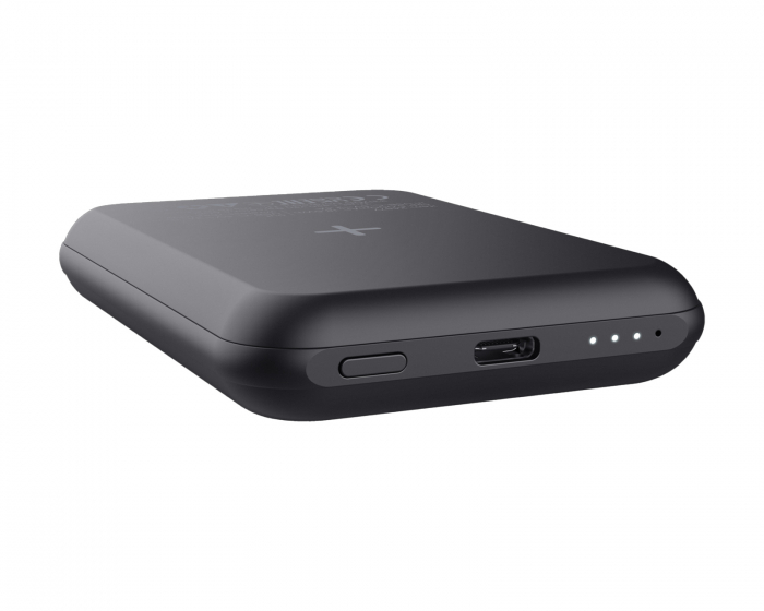 Trust Powerbank Magno Magnetic Wireless 5000 mAh - Black