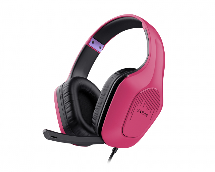 Trust GXT 415P Zirox Gaming Headset - Pink