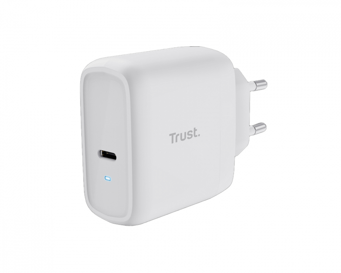 Trust USB-C Maxo Laptop Charger 65W - White