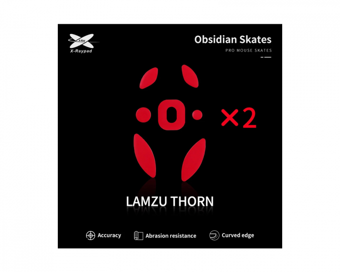 X-raypad Obsidian Mouse Skates for Lamzu Thorn