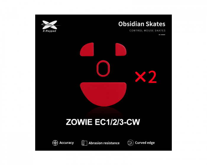 X-raypad Obsidian Mouse Skates for Zowie EC-CW