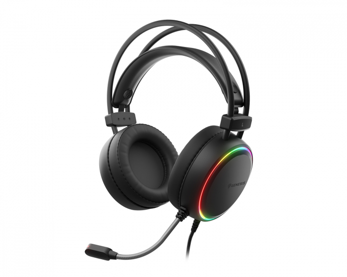 Genesis Neon 613 RGB Gaming Headset - Black