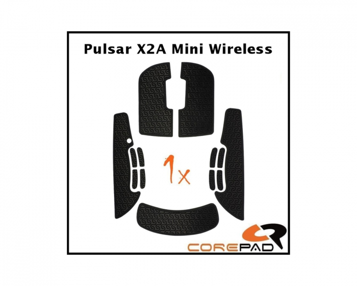 Corepad Soft Grips for Pulsar X2A Mini Wireless - Black