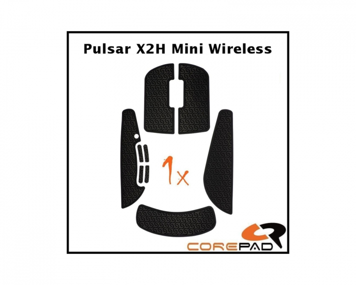 Corepad Soft Grips for Pulsar X2H Mini Wireless - Black
