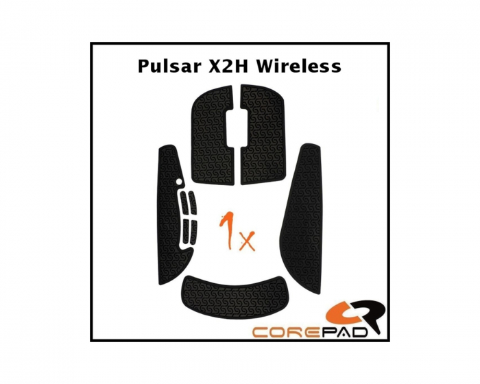 Corepad Soft Grips for Pulsar X2H Wireless - Black