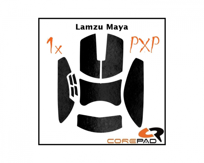 Corepad PXP Grips for Lamzu Maya - Black