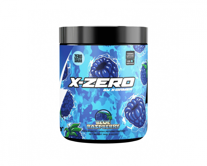 X-Gamer X-Zero Blueraspberry - 100 Servings