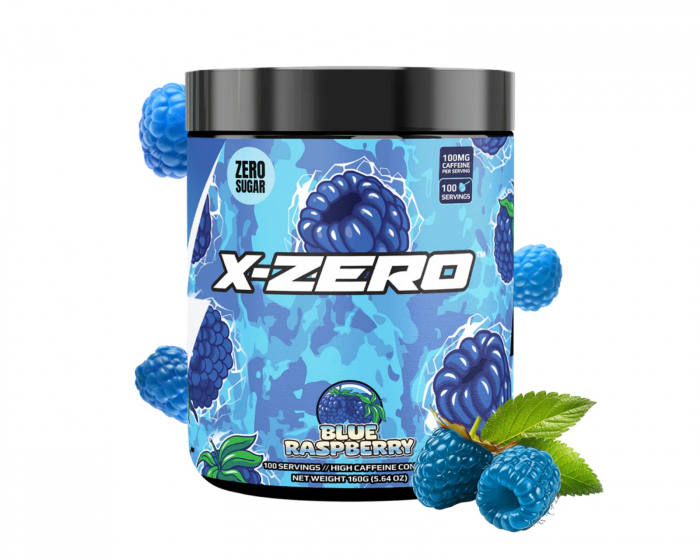 X-Gamer X-Zero Blueraspberry - 100 Servings