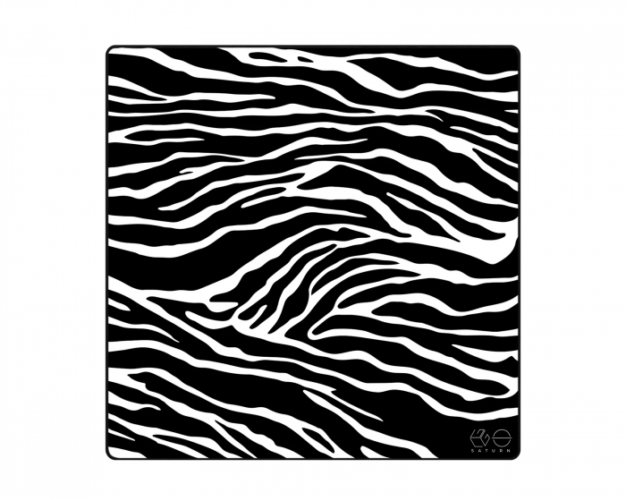 Lethal Gaming Gear Saturn Gaming Mousepad - Boardzy Zebra - XL Square - Limited Edition