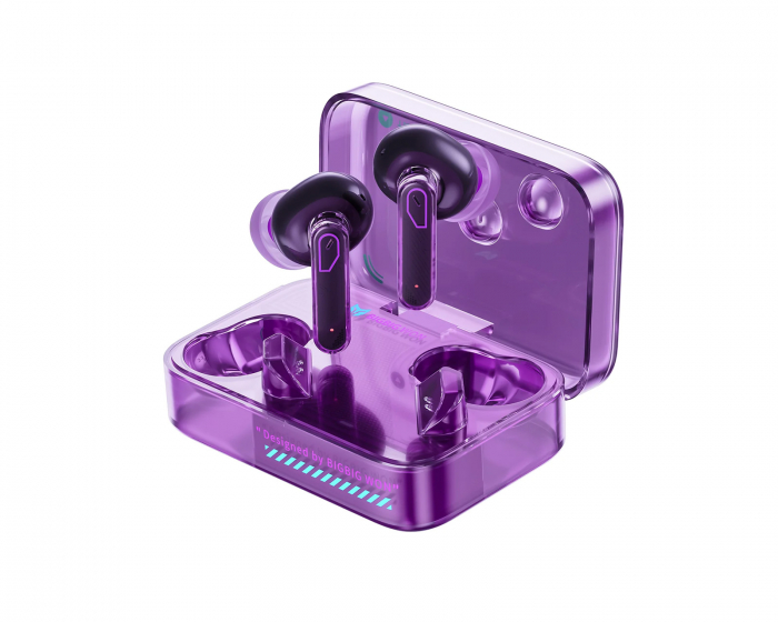 BIGBIG WON HALO TWS Wireless Earbuds ANC - Purple