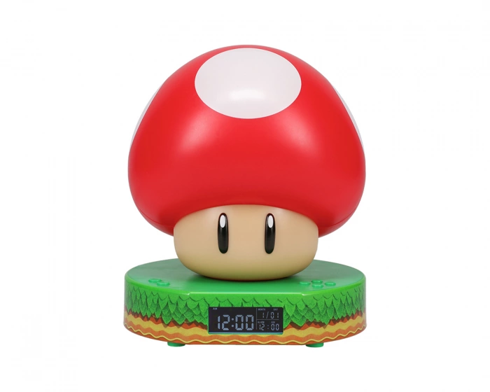 Paladone Super Mushroom Digital Alarm Clock