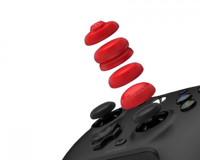 GameSir Joystick Thumb Grips for GameSir/Xbox/Playstation/Switch Pro Controllers - Red