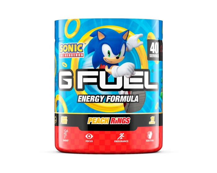 G FUEL Sonic Peach Rings - 40 Servings