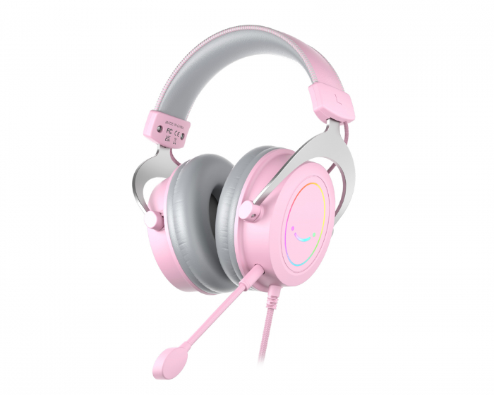 Fifine AMPLIGAME H3 Gaming Headset RGB - Pink