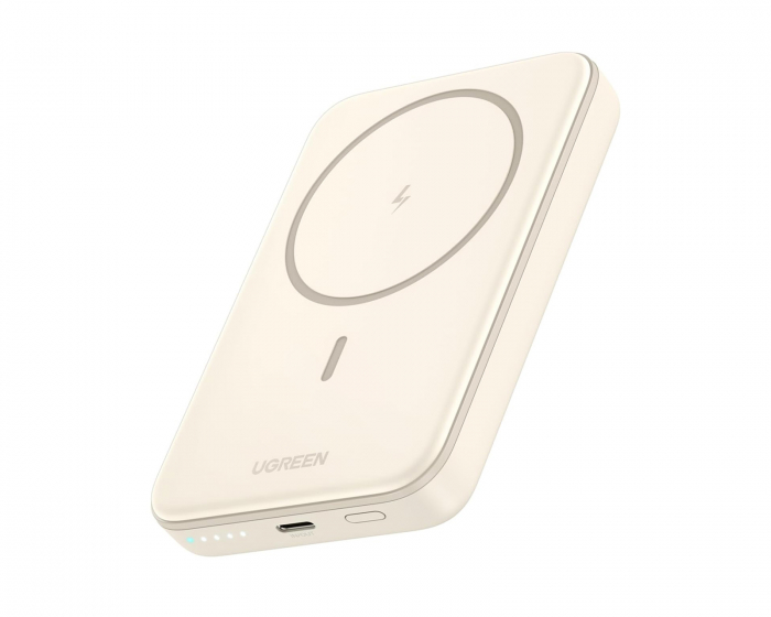 UGREEN Wireless Magnetic Power Bank 10 000 mAh - White