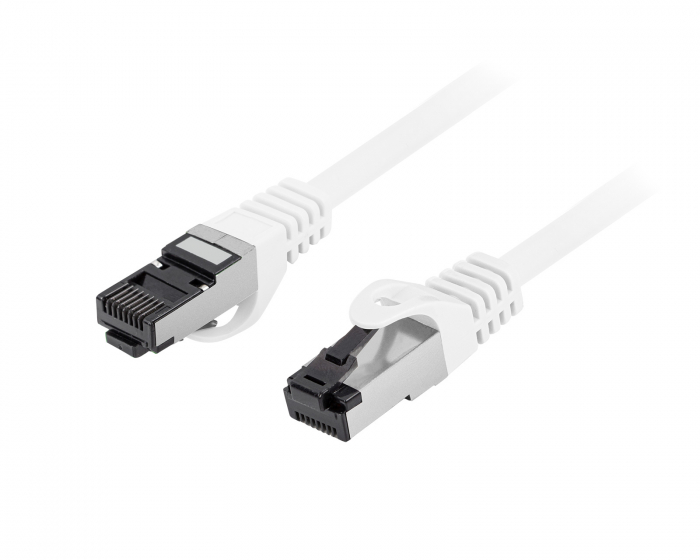Lanberg CAT 8.1 Ethernet cable S/FTP LSZH - White - 0,25m