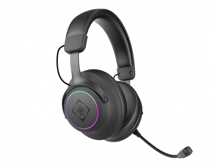 Deltaco Gaming DH440 Wireless RGB Gaming Headset - Black