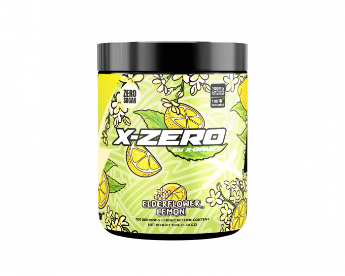 X-Gamer X-Zero Elderflower Lemon - 100 Servings