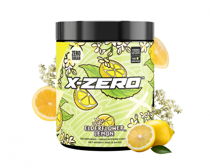 X-Gamer X-Zero Elderflower Lemon - 100 Servings