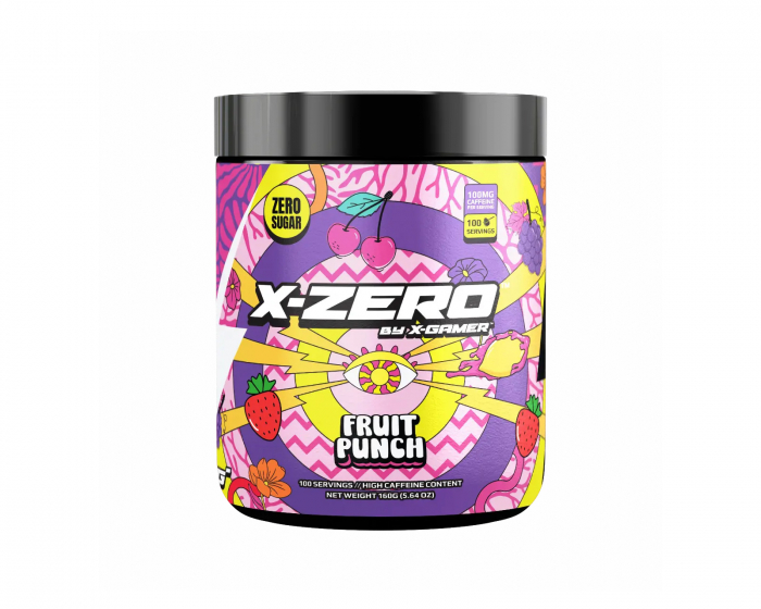 X-Gamer X-Zero Fruit Punch - 100 Servings