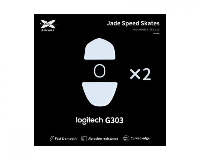 X-raypad Jade Mouse Skates for Logitech G303